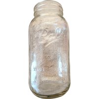 Kugel 2 Qt Clear Canning Jar 64 Oz Breites Mundglas Abgestufte Linien 9"x3, 25" von MosquitoCreekGoods