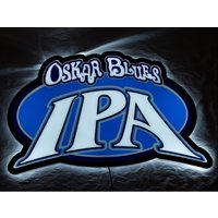 Oskar Blues Ipa Beleuchtetes Bierschild Mit Kordel Zeon Corp 21.5"x13" Bar Tavern Pub Ale von MosquitoCreekGoods