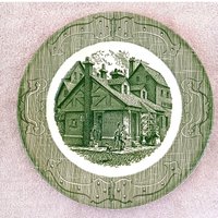 Vtg Old Curiosity Shop Unterglasur 10" Speiseteller Ersatz Royal China Usa von MosquitoCreekGoods
