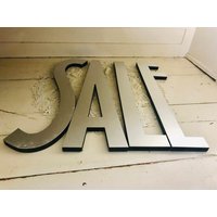 Vintage Buchstaben Verkauf Kommerzielle Marquee Store von MossAndMagicVintage