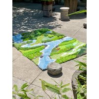 Spring Valley - Latch Hook Rug Made To Order Finished von MosseaCraft