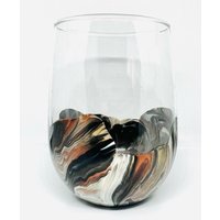 Marmor Weinglas, Stemless von MossyRockDesignsCo