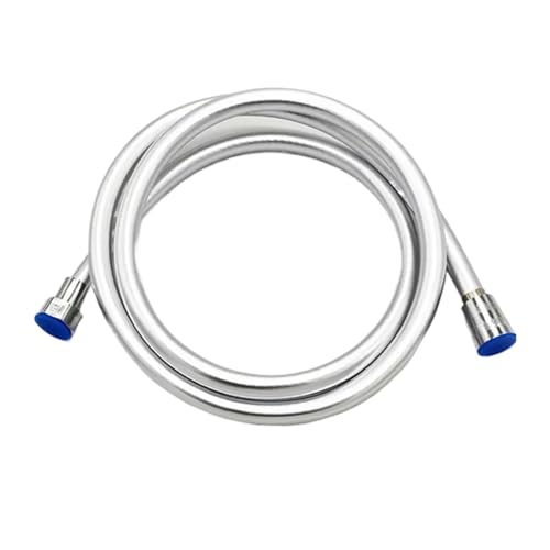 1,5/2,0/3,0 M Hochdruck-Brauseschlauch Sanitär for Badezimmerzubehör PVC Flexibler Handheld Anti-Wicklung GI/2 Universal(Silver,200cm) von Mostpin