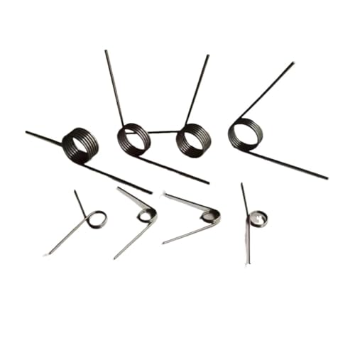 10 Stück 1,5 mm Federstahl-Torsionsfedern, verschiedene Typen, V-Rotationsspulen für Industrieausrüstung, Autoteile, mechanische Reparaturwerkzeuge (6lap (90 Grad),18 mm) von Mostpin