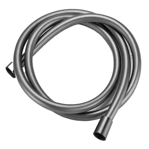 1pc 1,5 M PVC Hochdruck Dusche Schlauch Flexible Rohr for Bad Kopf Zubehör(Grey PVC 1.5m) von Mostpin