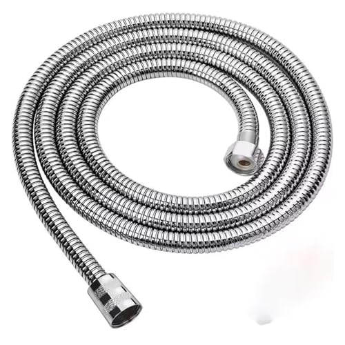 1pc 1,5 m/ 2 m /3 G1/2 Zoll Flexible Dusche Schlauch Edelstahl Bad wasser Kopf Verlängerung Rohr(Silver,200cm) von Mostpin