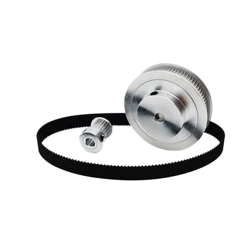 1set 120 Zähne 20 Zähne 2GT Riemenscheiben Set Breite 10mm 6:1 Reduktion 120T Synchron Räder 3D Drucker GT2 Timing Pulley 20T(120T Bore 12mm,20T Bore 8mm) von Mostpin