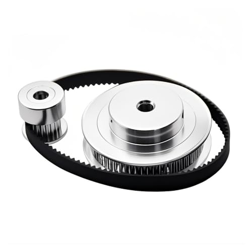 1set GT2 Zahnriemenscheibe 60 Zähne 20 Zähne 5mm/8mm Untersetzung 3:1/1:3 Breite 6mm for 3D-Drucker DIY Zubehör(20T8-60T8,610mm) von Mostpin