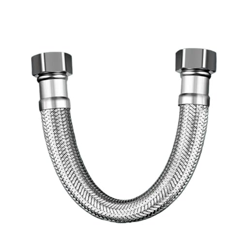 304 Edelstahl-Duschschlauch mit Feder, explosionsgeschützt, großer Durchfluss, Badewannenanschlussrohr, Ersatz, Anti-Wrap-Kopfrohr(G3-4-30cm) von Mostpin