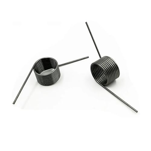 5 STÜCKE Drahtdurchmesser 1,2 mm 65Mn Stahl Spiralförmige V-förmige Torsionsfeder Klemmwinkel 60/90/120/180 Metallfedern(3.6mm(3 laps ) 10.5mm,180 degrees) von Mostpin