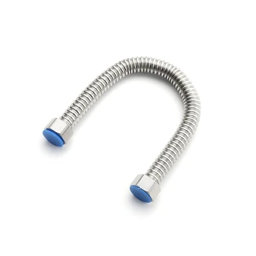 G1/2" Edelstahlschlauch Rohr Metall Wellrohr Versorgung Warmwasserbereiter Anschluss Sanitär ausziehbar(30CM) von Mostpin