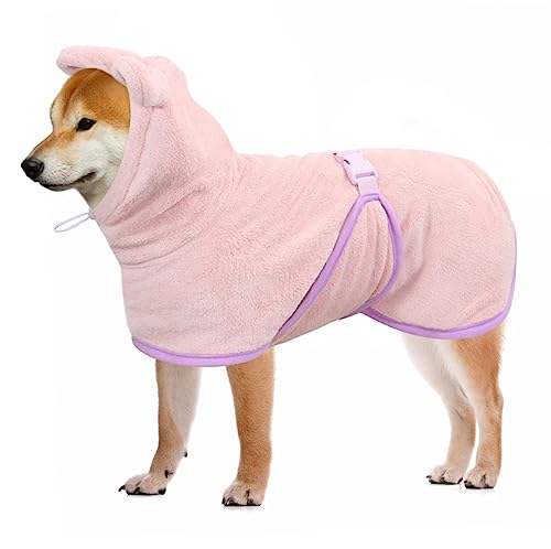 Mosucoirl Hund Bademantel Mantel,Haustierhandtuch Mikrofaser Hundebadetuch saugfahig Badetuch Hund Schnell Trocknend Verstellbar Hunde Bademantel Kapuze Baumwolle Mosucoirl Hund Bademantel Mantel,Haustierhandtuch Mikrofaser Hundebadetuch saugfahig Badetuch Hund Schnell Trocknend Verstellbar Hunde Bademantel Kapuze Baumwolle von Mosucoirl