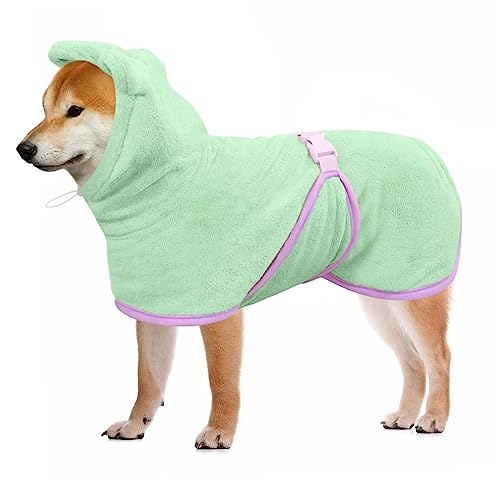 Mosucoirl Hund Bademantel Mantel,Haustierhandtuch Mikrofaser Hundebadetuch saugfahig Badetuch Hund Schnell Trocknend Verstellbar Hunde Bademantel Kapuze Baumwolle Mosucoirl Hund Bademantel Mantel,Haustierhandtuch Mikrofaser Hundebadetuch saugfahig Badetuch Hund Schnell Trocknend Verstellbar Hunde Bademantel Kapuze Baumwolle von Mosucoirl