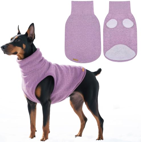 Mosucoirl Hundepullover, Rollkragenpullover für extra große Hunde, dick, warme Hundekleidung, Fleece, weich, für den Winter, Welpen, Kapuzenpullover, Outfit für kleine, mittelgroße und große Hunde Mosucoirl Hundepullover, Rollkragenpullover für extra große Hunde, dick, warme Hundekleidung, Fleece, weich, für den Winter, Welpen, Kapuzenpullover, Outfit für kleine, mittelgroße und große Hunde von Mosucoirl