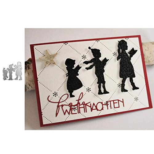 Mothcattl Stanzschablonen für Kinder, Metall, zum Basteln von Karten, Prägeschablone, Bastelarbeiten, Scrapbooking, Alben, Papierkarten, Bastelarbeiten von Mothcattl