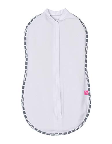 Motherhood Pucktuch zip & swaddle - Größe 1 (2,5-5kg) grau classics von MOTHERHOOD