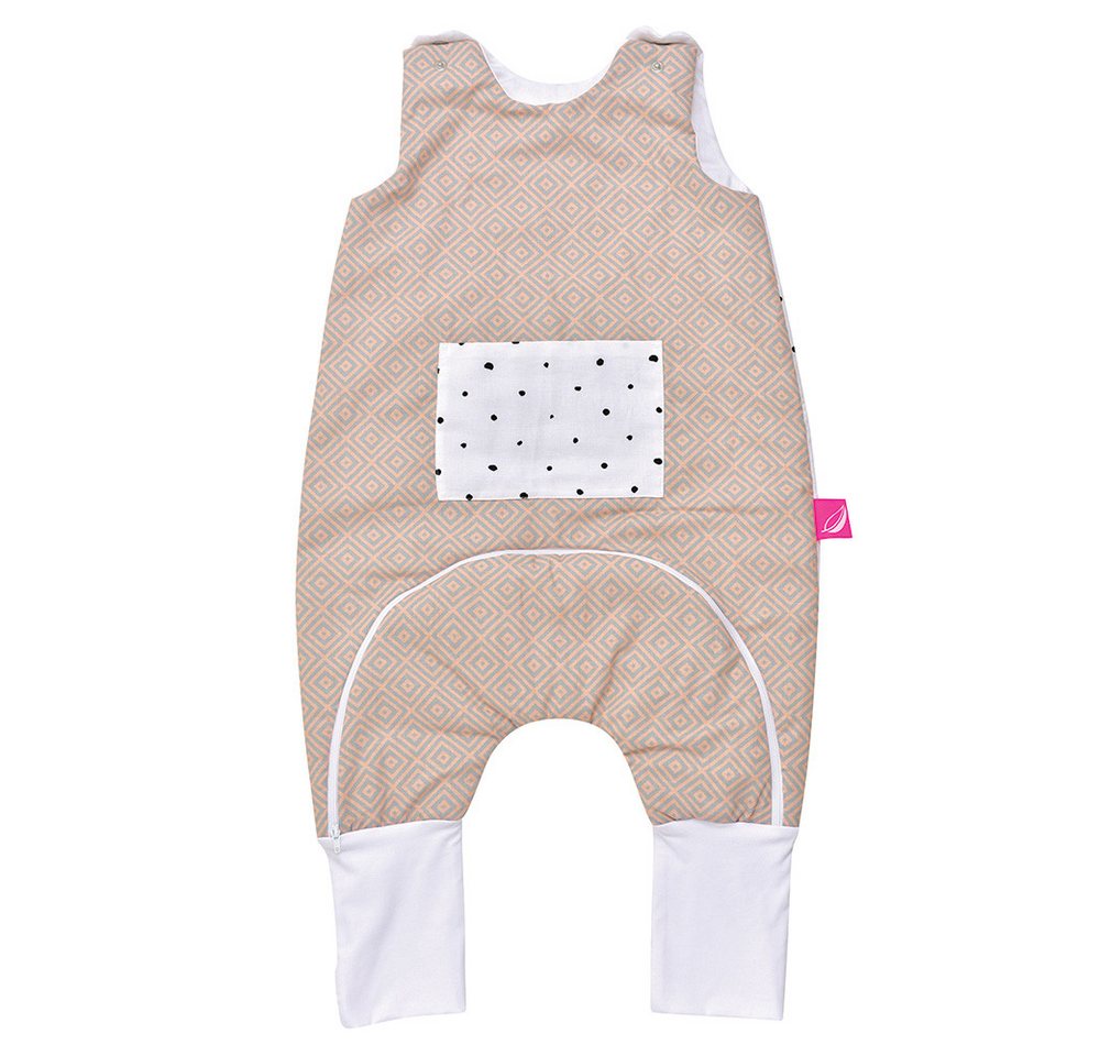 Motherhood Babyschlafsack Schlafsack mit Beinen und Tasche gefüttert (TOG 2), Kuscheliger Babyschlafsack aus Baumwolle von Motherhood
