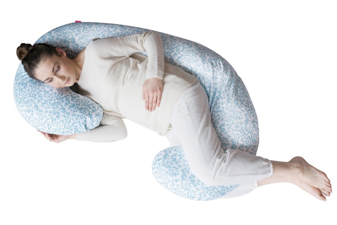 Motherhood Lagerungskissen sleepy-C, Schwangerschaftskissen, Pregnancy Pillow, Stillkissen XXL, Body Pillow, Schlafkissen für Schwangere, Seitenschläferkissen von Motherhood
