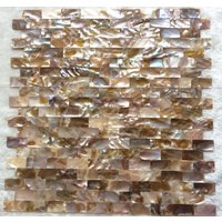 Handgemachte Groutless Ziegel Perlmutt-Mosaik-Fliesen Für Badezimmer-Fliesen-Küchen Backsplash-Dusche-Fliesen-Wand Backsplash-Akzent-Fliese von MotherofPearltile
