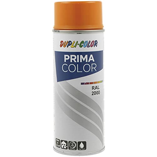 Dupli-Color Lackspray Prima 400ml, gelb orange glänzend/RAL 2000 von Motip