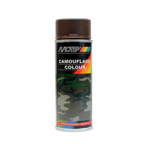 Lack MOTIP Camouflage Schwarz (RAL9021) 400ml von Motip