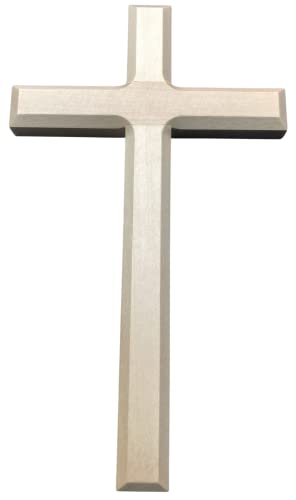 Motivationsgeschenke Kruzifix Holzkreuz schlicht feines Lindenholz Dekokante 16 cm Kreuz aus Holz Wandkreuz, Braun von Motivationsgeschenke