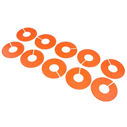MotiveTech 10 Stück Größenteiler für Kleiderständer, Kleiderbügelteiler, Orange MotiveTech 10 Stück Größenteiler für Kleiderständer, Kleiderbügelteiler, Orange von MotiveTech