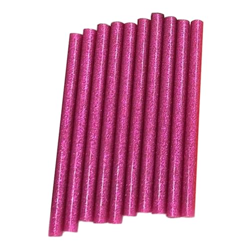 MotiveTech 10x Heißklebestifte Glitzer Heißklebestifte Farbige Mini Heißklebestifte für Siegelstempel Reparaturen DIY, rosarot MotiveTech 10x Heißklebestifte Glitzer Heißklebestifte Farbige Mini Heißklebestifte für Siegelstempel Reparaturen DIY, rosarot von MotiveTech