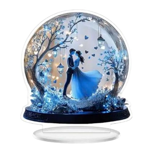 MotiveTech Acryl 2D Flache Decor Einzigartige Ornament Zeichen für Schrank Bücherregal Festival von MotiveTech