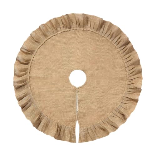 MotiveTech Baumdecke Weihnachten Aus Leinen Und Jute mit Elegantem Design Langlebige Unterlage für Schmuck für Feiern Und Zuhause, 31inch MotiveTech Baumdecke Weihnachten Aus Leinen Und Jute mit Elegantem Design Langlebige Unterlage für Schmuck für Feiern Und Zuhause, 31inch von MotiveTech