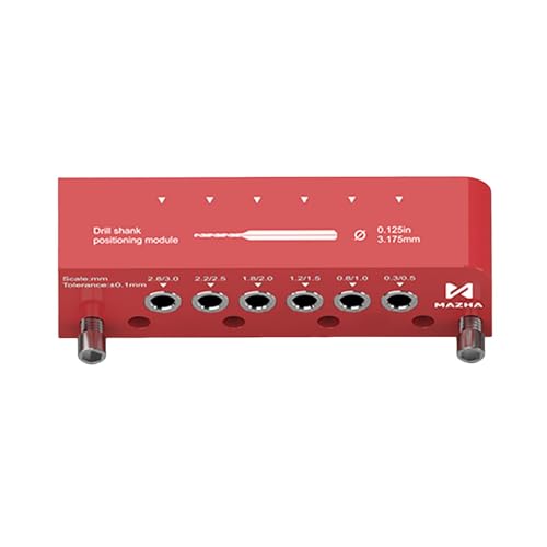 MotiveTech Bohrschaft Positionierungsmodul, Bohrlochteil, Professionelles Loch, Bohrdübellehren Zubehör von MotiveTech