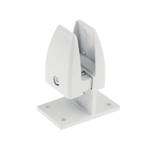 MotiveTech Büro Schreibtisch Halterung Regal Clip Und Klemme Halter Glas Fest Pin Weiß, Weiß ## 3 von MotiveTech