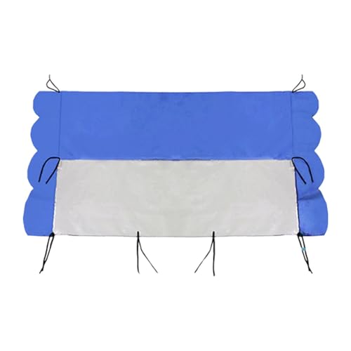 MotiveTech Dachmarkise mit Durchsichtiger, Wasserdichter PVC Abdeckung für Dachfenster, Schneeabdeckung, 2204 bis 6614 Pfund, Dunkelblau 105x125cm von MotiveTech