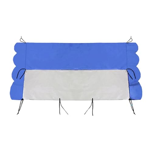 MotiveTech Dachmarkise mit Durchsichtiger, Wasserdichter PVC Abdeckung für Dachfenster, Schneeabdeckung, 2204 bis 6614 Pfund, Dunkelblau 105x140cm von MotiveTech