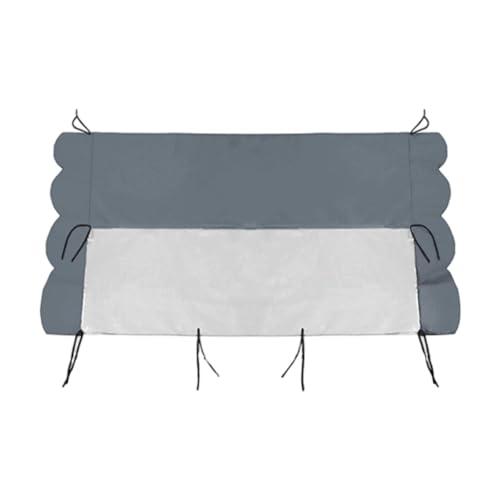 MotiveTech Dachmarkise mit Durchsichtiger, Wasserdichter PVC Abdeckung für Dachfenster, Schneeabdeckung, 2204 bis 6614 Pfund, Hellgrau 105x125cm von MotiveTech