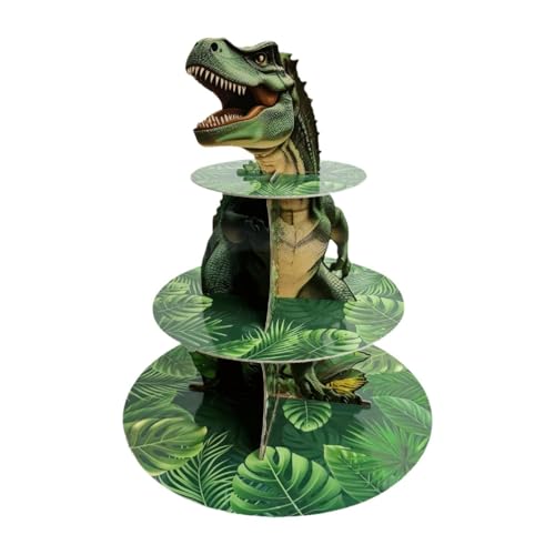 MotiveTech Dinosaurier Geformter Abgestufter Tortenständer Cupcake Favor Serviertablett für Hochzeit MotiveTech Dinosaurier Geformter Abgestufter Tortenständer Cupcake Favor Serviertablett für Hochzeit von MotiveTech
