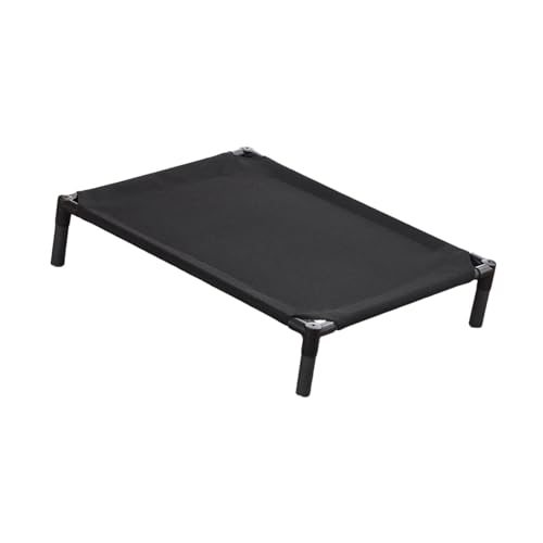 MotiveTech Erhöhtes Hundebett, Haustier Campingbett, Schlafhängematte mit Atmungsaktivem Segeltuch Und Stabilem Eisenrahmen, Geeignet für Den Innenbereich, M von MotiveTech