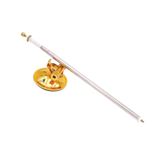MotiveTech Flaggenhalter mit Saugnapf, Verstellbarer Winkel, Praktisch, Verschleißfest, Autoflaggenhalterung für Autos, Wohnmobile, Yach, Golden MotiveTech Flaggenhalter mit Saugnapf, Verstellbarer Winkel, Praktisch, Verschleißfest, Autoflaggenhalterung für Autos, Wohnmobile, Yach, Golden von MotiveTech