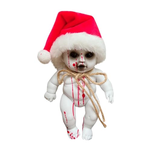 MotiveTech Gruselpuppe Schaurige Dekoration Halloween Puppe Aus Langlebigem PVC für Grusel Events, Weihnachtsmann Groß MotiveTech Gruselpuppe Schaurige Dekoration Halloween Puppe Aus Langlebigem PVC für Grusel Events, Weihnachtsmann Groß von MotiveTech