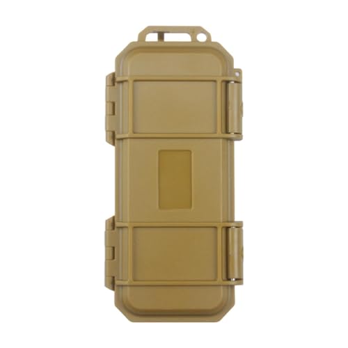 MotiveTech Hartschalenkoffer Werkzeugkoffer Staubdicht Mehrzweck Wasserdicht Werkzeug Organizer Stoßfest Camping, Khaki von MotiveTech