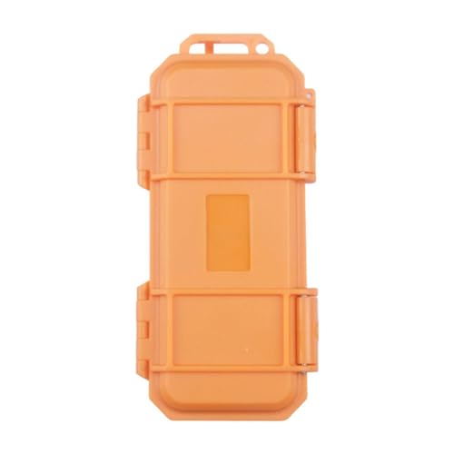 MotiveTech Hartschalenkoffer Werkzeugkoffer Staubdicht Mehrzweck Wasserdicht Werkzeug Organizer Stoßfest Camping, Orange von MotiveTech