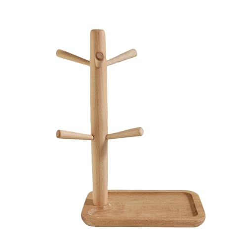 MotiveTech Holz Catchall Tablett Kaffeetasse Baum Organizer für Uhren Tischtelefon, Rechteckige Basis MotiveTech Holz Catchall Tablett Kaffeetasse Baum Organizer für Uhren Tischtelefon, Rechteckige Basis von MotiveTech