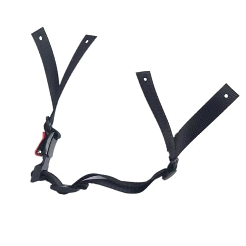 MotiveTech Kinnriemen Zubehör, Verstellbare Riemen, Premium Ersatzteile, Tragbar für Die Meisten Helme, Kinnriemen Ersatz, Schwarz von MotiveTech