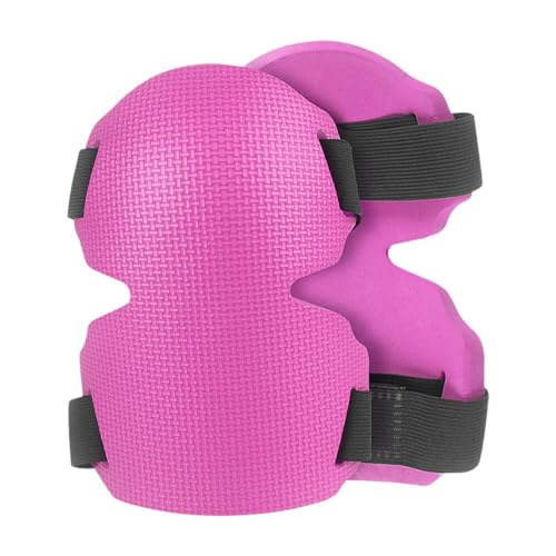 MotiveTech Knieschützer für Die Arbeit, Knieschützer, Knieschützer für Tischlerarbeiten, Gartenarbeiten Und Fliesenarbeiten, Rose Rot von MotiveTech