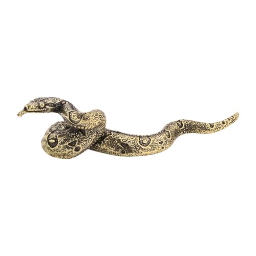 MotiveTech Messing Schlange Kunst Ornament 12,4 cm Mini Kupfer Skulptur für Auto Büro Decor MotiveTech Messing Schlange Kunst Ornament 12,4 cm Mini Kupfer Skulptur für Auto Büro Decor von MotiveTech