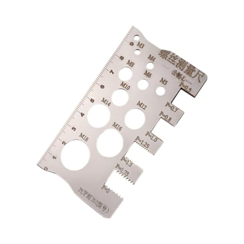 MotiveTech Messskala Messung Auto Heimwerker Edelstahl Schraube Gauge MotiveTech Messskala Messung Auto Heimwerker Edelstahl Schraube Gauge von MotiveTech