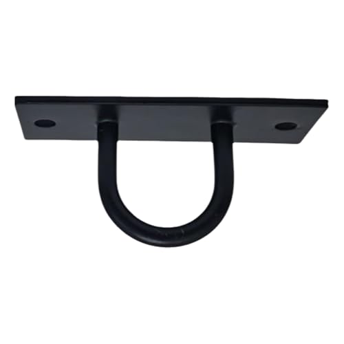 MotiveTech Pad Eye Plate Hook Mattschwarzer Hängehaken Aus Robustem Eisenring von MotiveTech