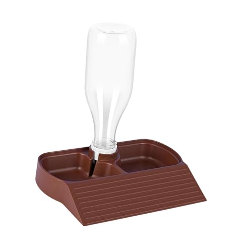 MotiveTech Reptilienfutterspender, Wasserspender, Reptiliennapf, Reptilienfütterungszubehör, Dunkelrot von MotiveTech