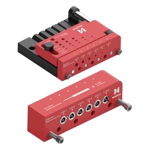 MotiveTech Rundstab Bohrführung für Architekturmodelle, Praktisch, Verstellbar, Professionell, für Hobbyhandwerk, Rundstab Mitte von MotiveTech