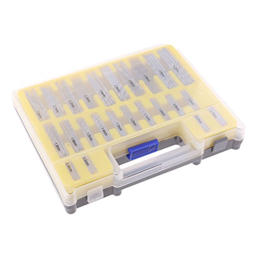 MotiveTech Stahlbohrer, Bohrer, Schlangenbohrer, Schlangenbohrer, Holzbearbeitungswerkzeug für, Holz, Winkeleisen, Metall Und Aluminiumlegierungen, 150 Stück 0.4mm-3.2mm MotiveTech Stahlbohrer, Bohrer, Schlangenbohrer, Schlangenbohrer, Holzbearbeitungswerkzeug für, Holz, Winkeleisen, Metall Und Aluminiumlegierungen, 150 Stück 0.4mm-3.2mm von MotiveTech